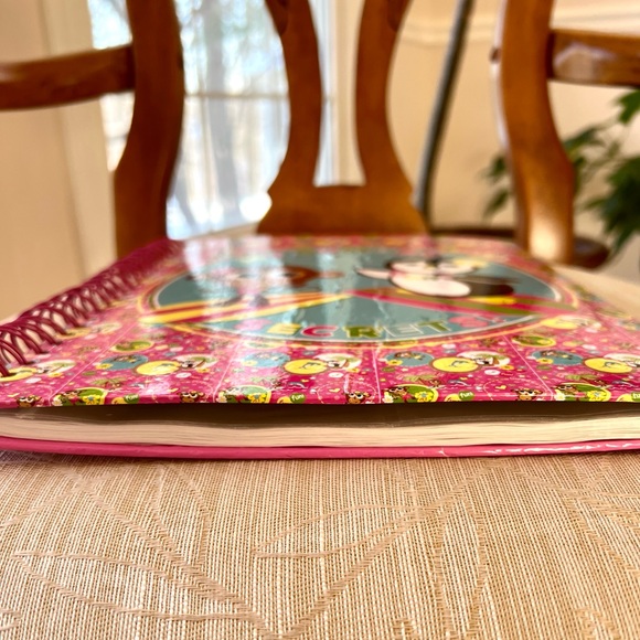 Limited Too Y2K Pink Monkey Penguin Photo Album Notebook Journal Diary Vintage - Picture 3 of 9